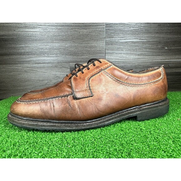 Allen‎ Edmonds Wilbert Shoes 1951 Mens 9 D Brown Lace Up - Picture 1 of 8